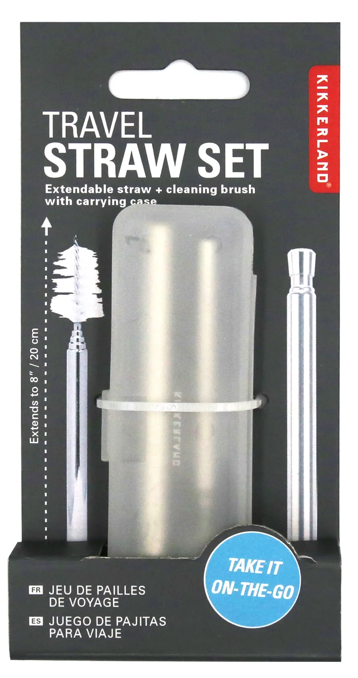 TRAVEL STRAW SET