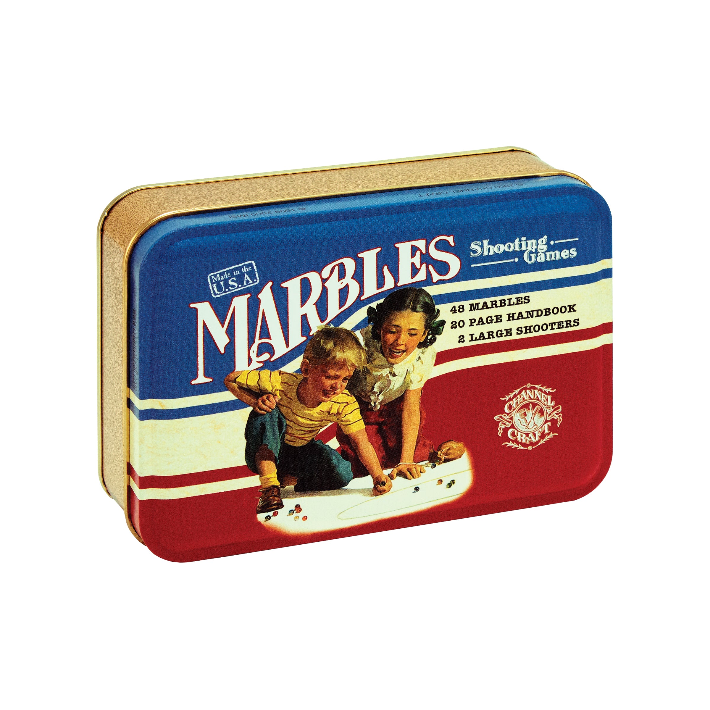 TOY TIN MARBLES