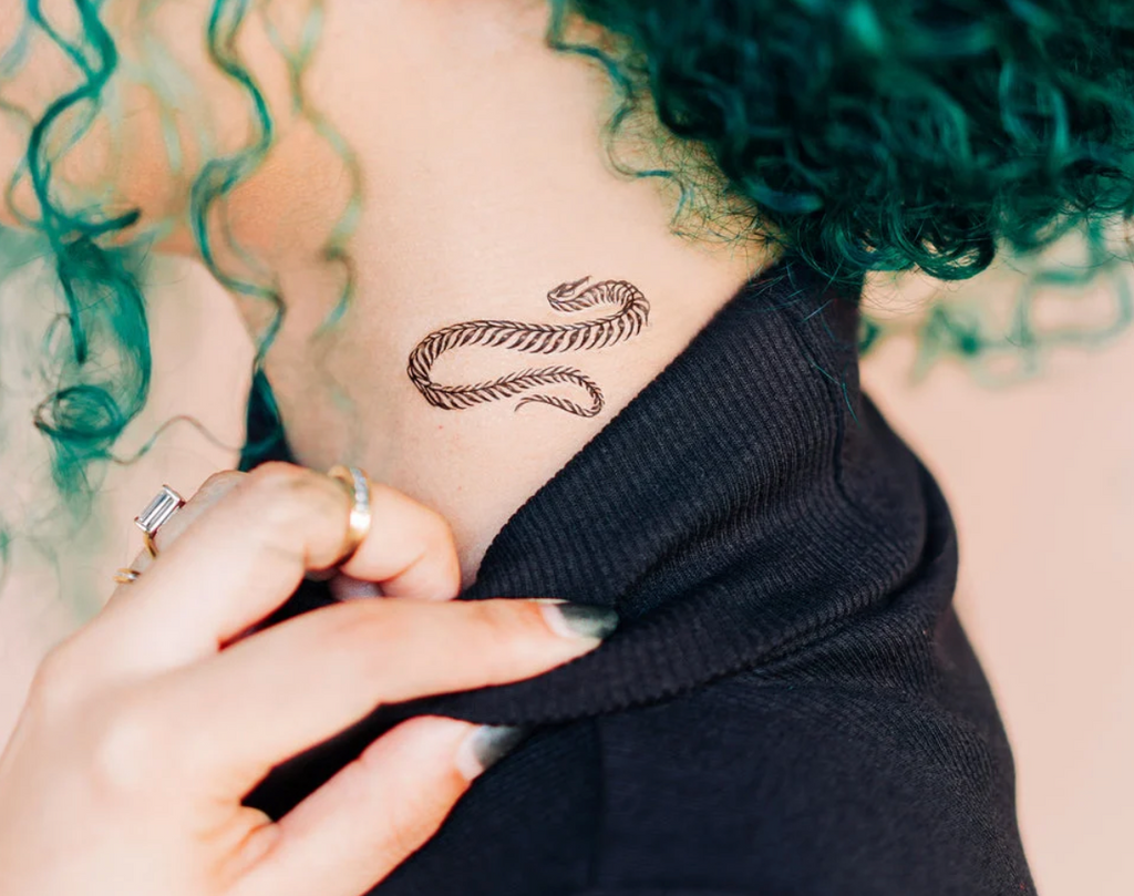 UNFURLING SHEET TATTOO