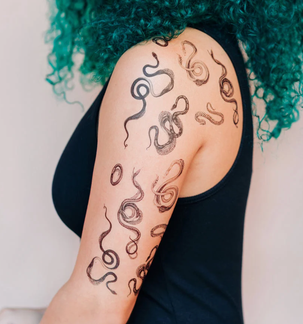 UNFURLING SHEET TATTOO