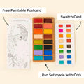 VIVIVA SPRING PANS SET - 16 WATERCOLORS