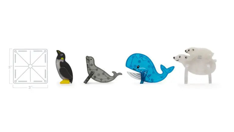 MAGNA-TILES ARTIC ANIMALS 25 PC SET