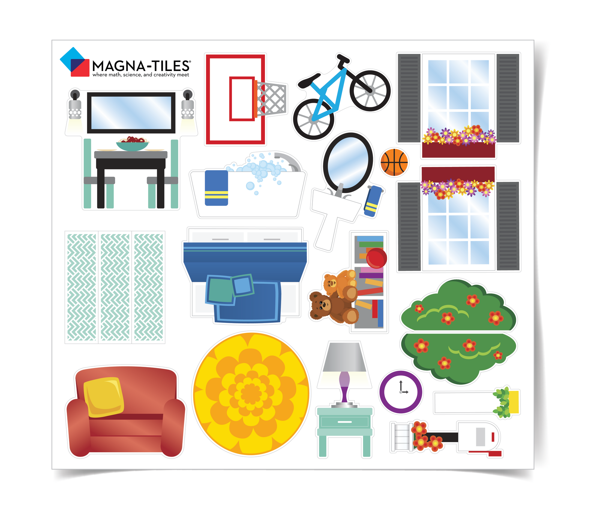 MAGNA-TILES HOUSE 28 PC SET