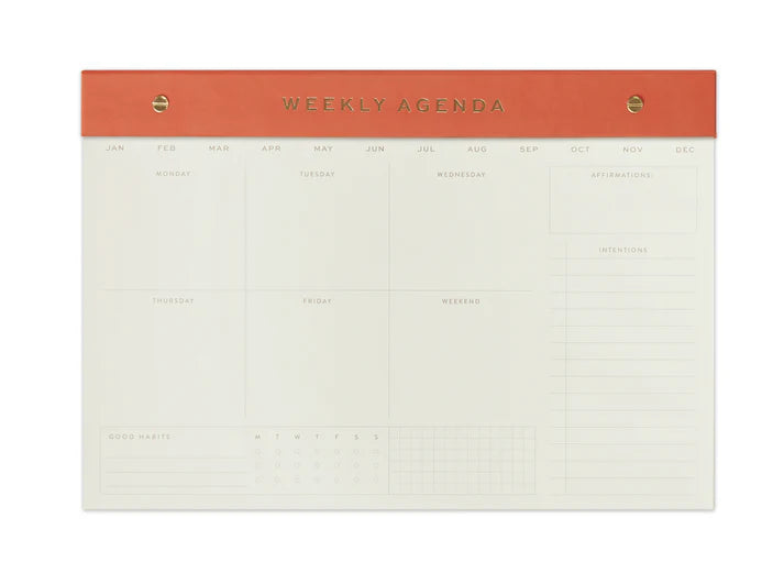 WEEKLY POST BOUND NOTEPAD