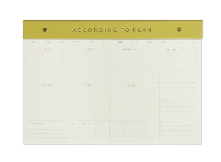 WEEKLY POST BOUND NOTEPAD