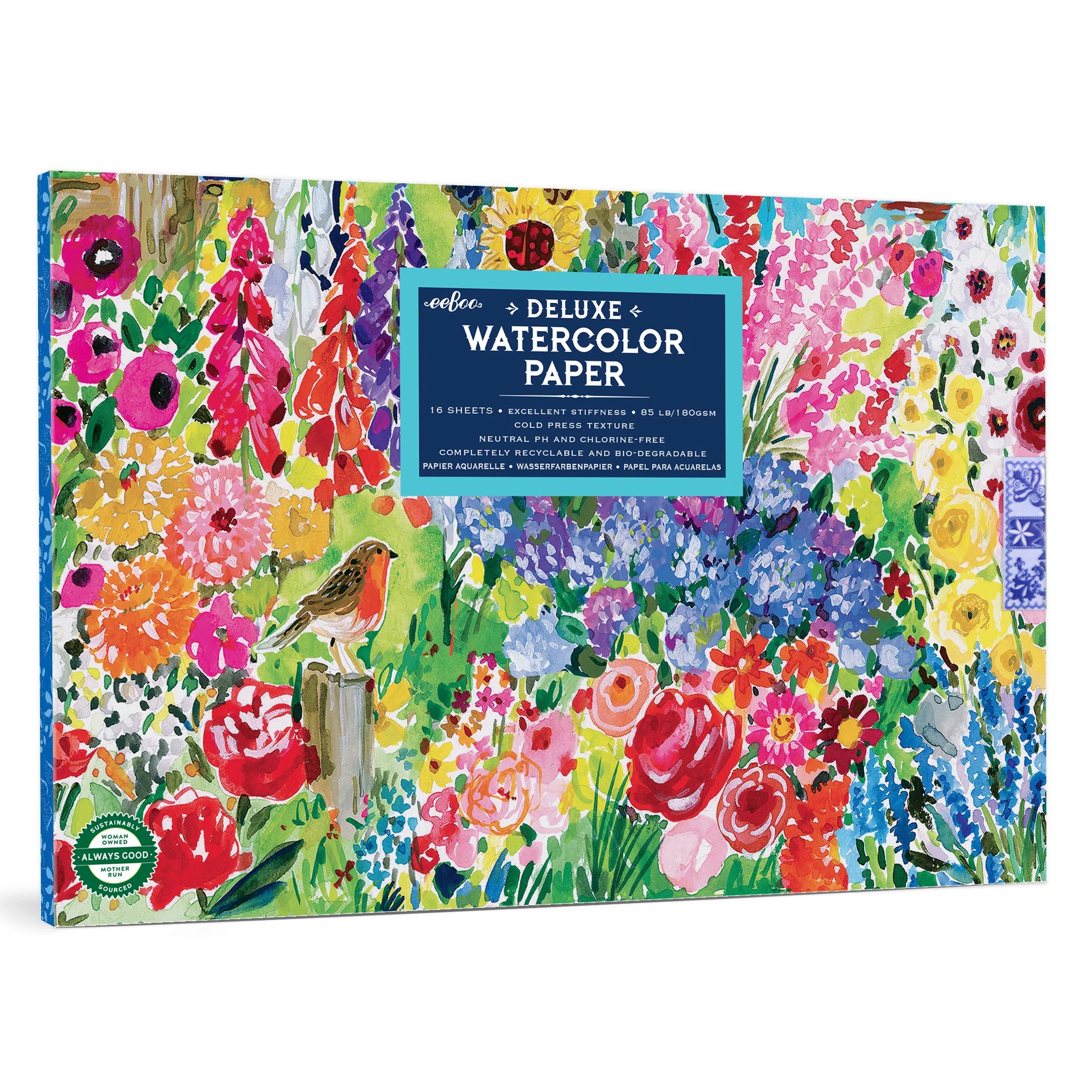 SEASIDE GARDEN WATERCOLOR PAD