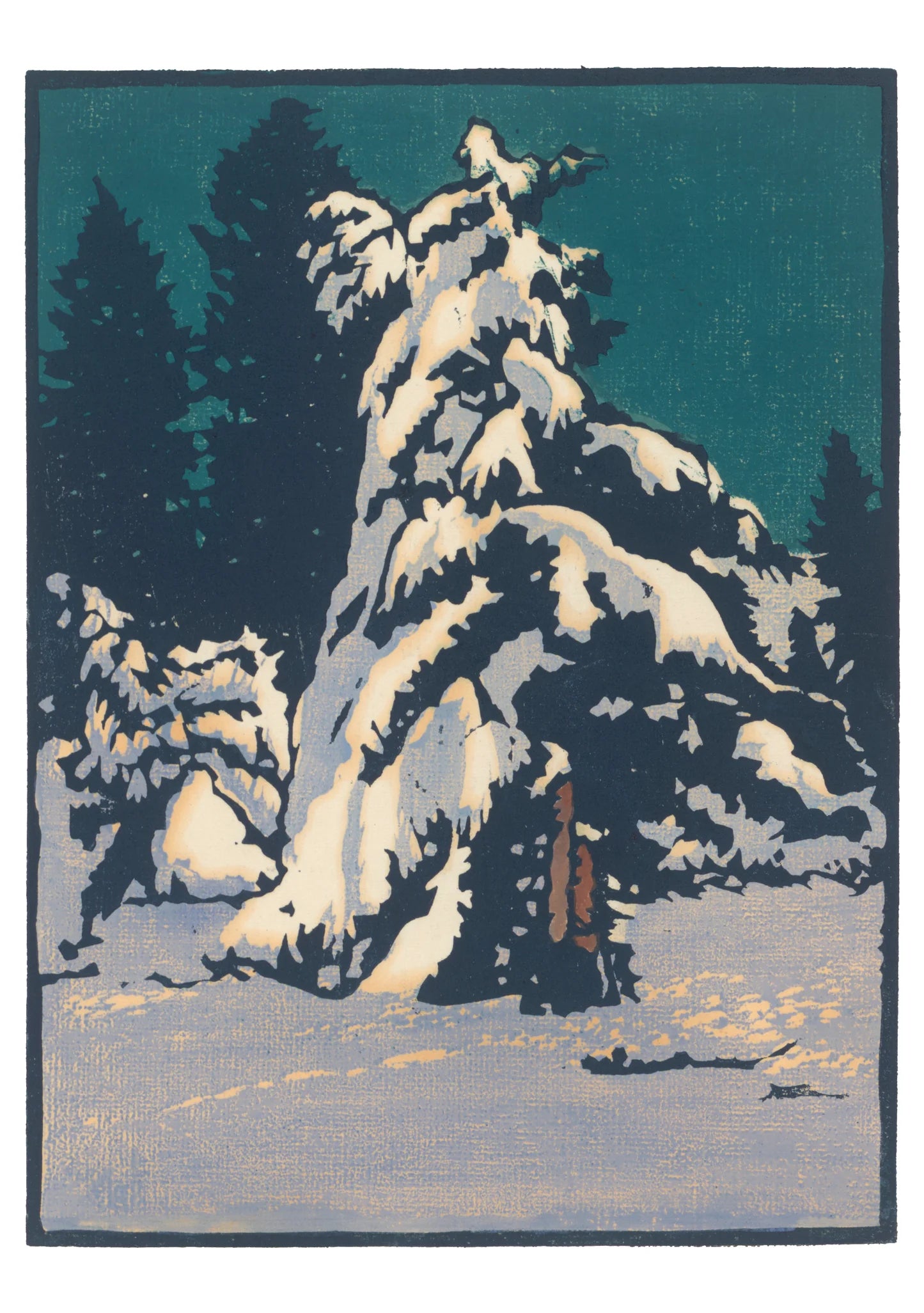 WILLIAM S. RICE: LONG WINTER'S NIGHT HOLIDAY BOXED CARDS