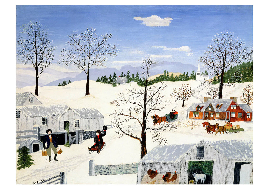 GRANDMA MOSES HOLIDAY BOXED CARDS