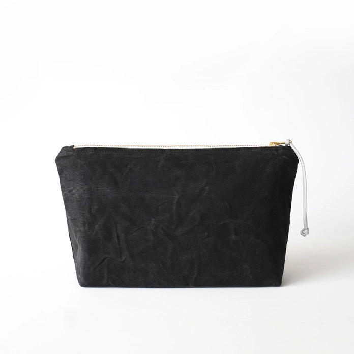 WAXED CANVAS COSMETIC BAG