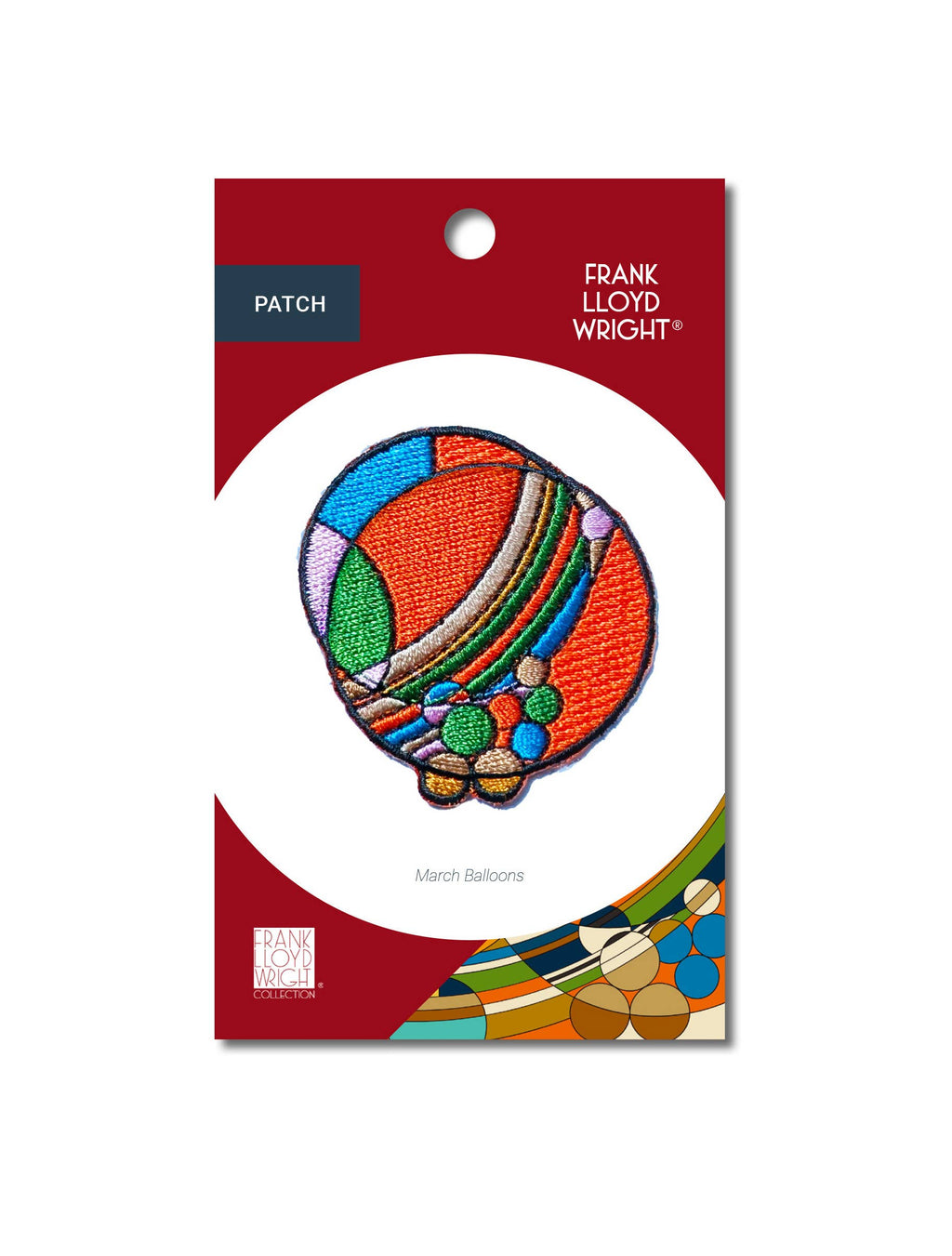 FRANK LLOYD WRIGHT MARCH BALLOONS PATCH