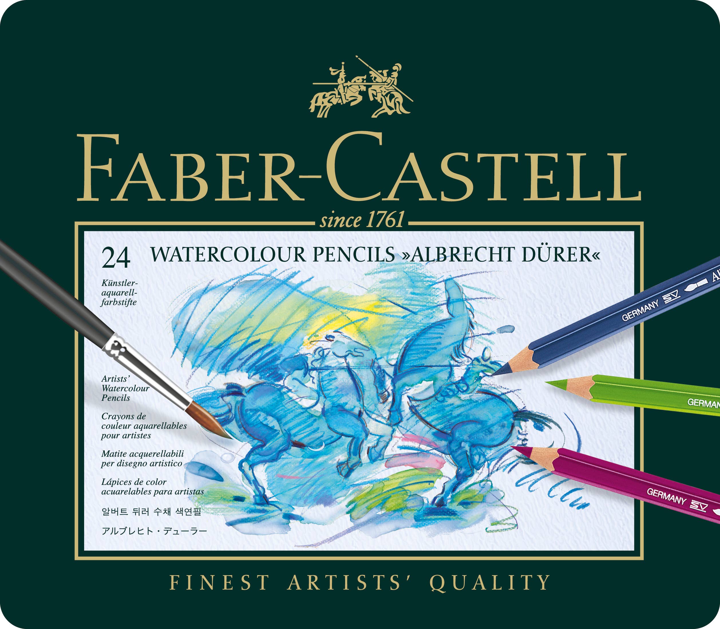 ALBRECHT DURER ARTISTS' WATERCOLOR PENCILS (TIN OF 24)