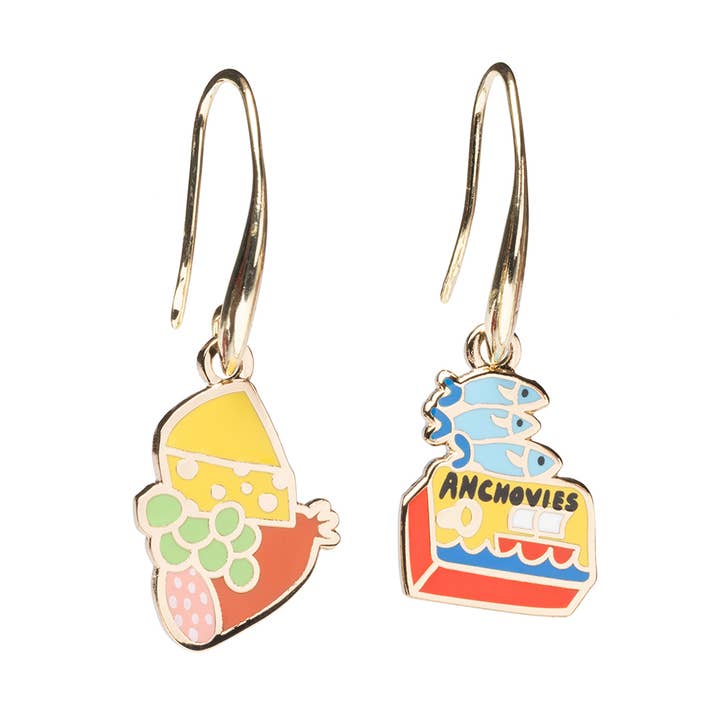 CHARCUTERIE + FISH EARRINGS