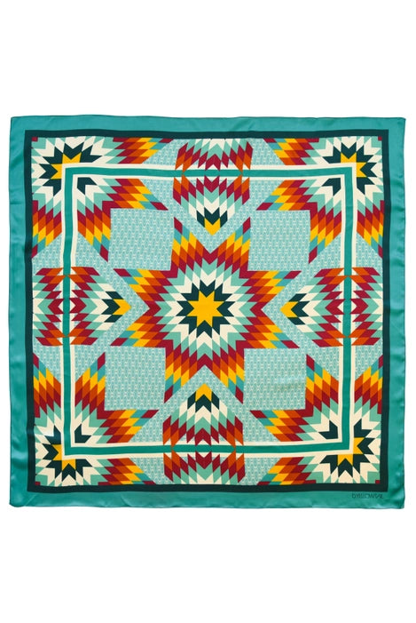 B. YELLOWTAIL SILK SCARF