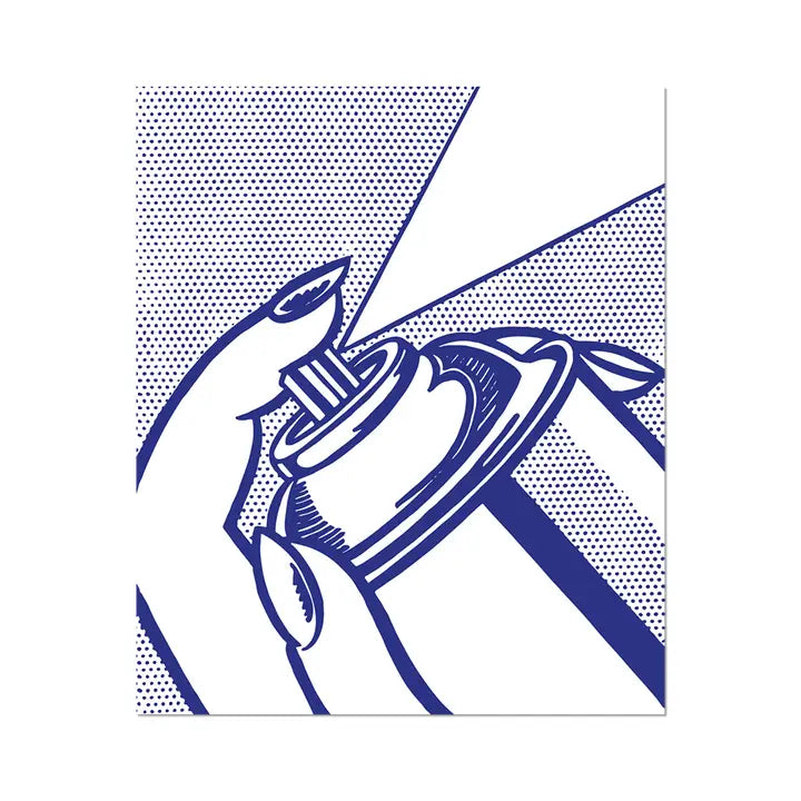 SPRAY CAN BY ROY LICHTENSTEIN STICKER