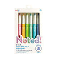 NOTED!: 2-IN-1 MICRO FINE TIP PEN + HIGHLIGHTER