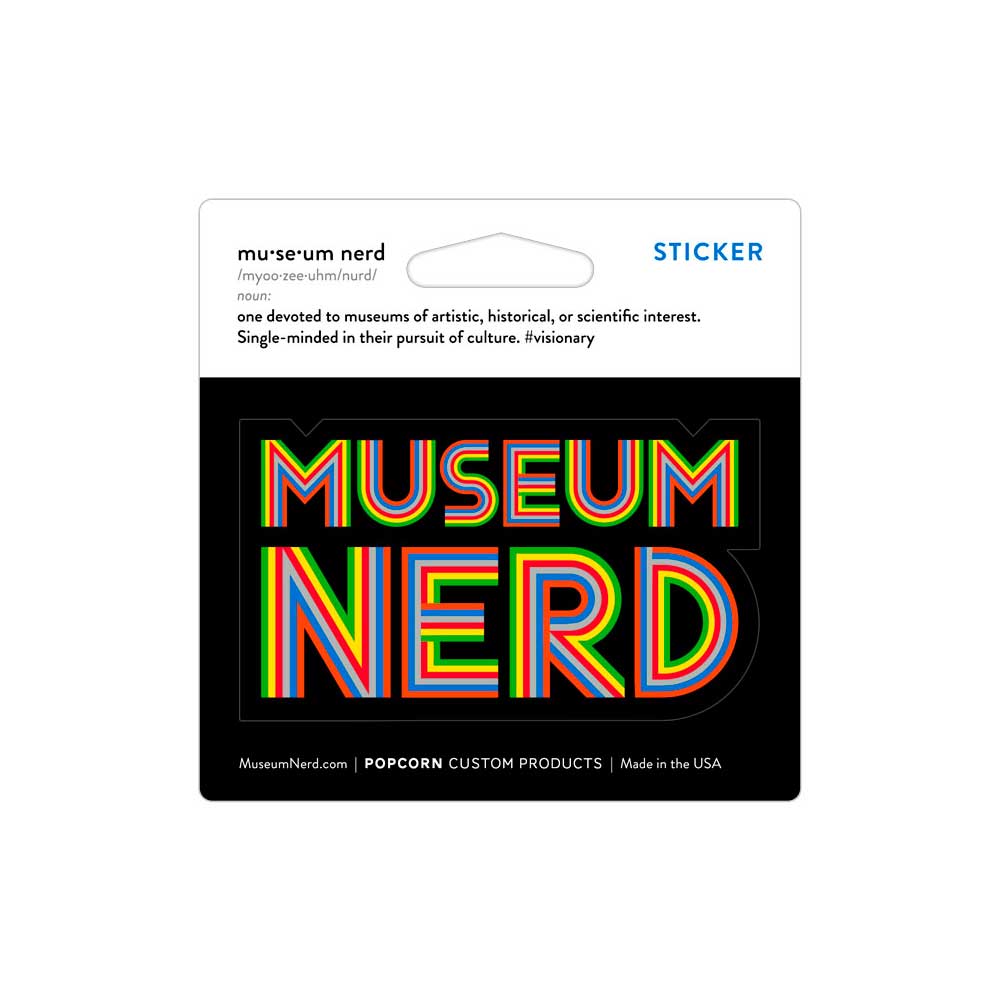 MUSEUM NERD STICKER