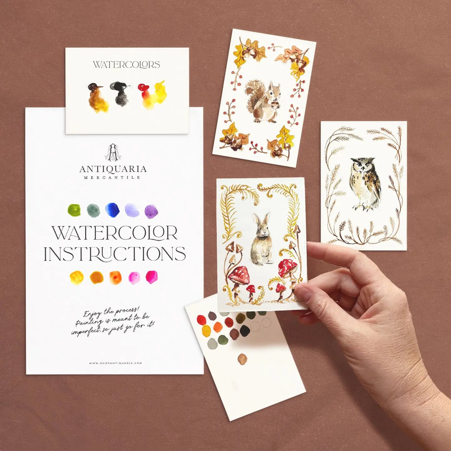 MINI WATERCOLOR KIT: WOODLAND FRIENDS