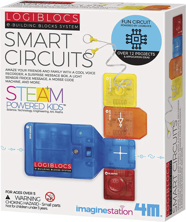 4M LOGIBLOCS E-BUILDING BLOCKS SYSTEM SMART CIRCUITS KIT