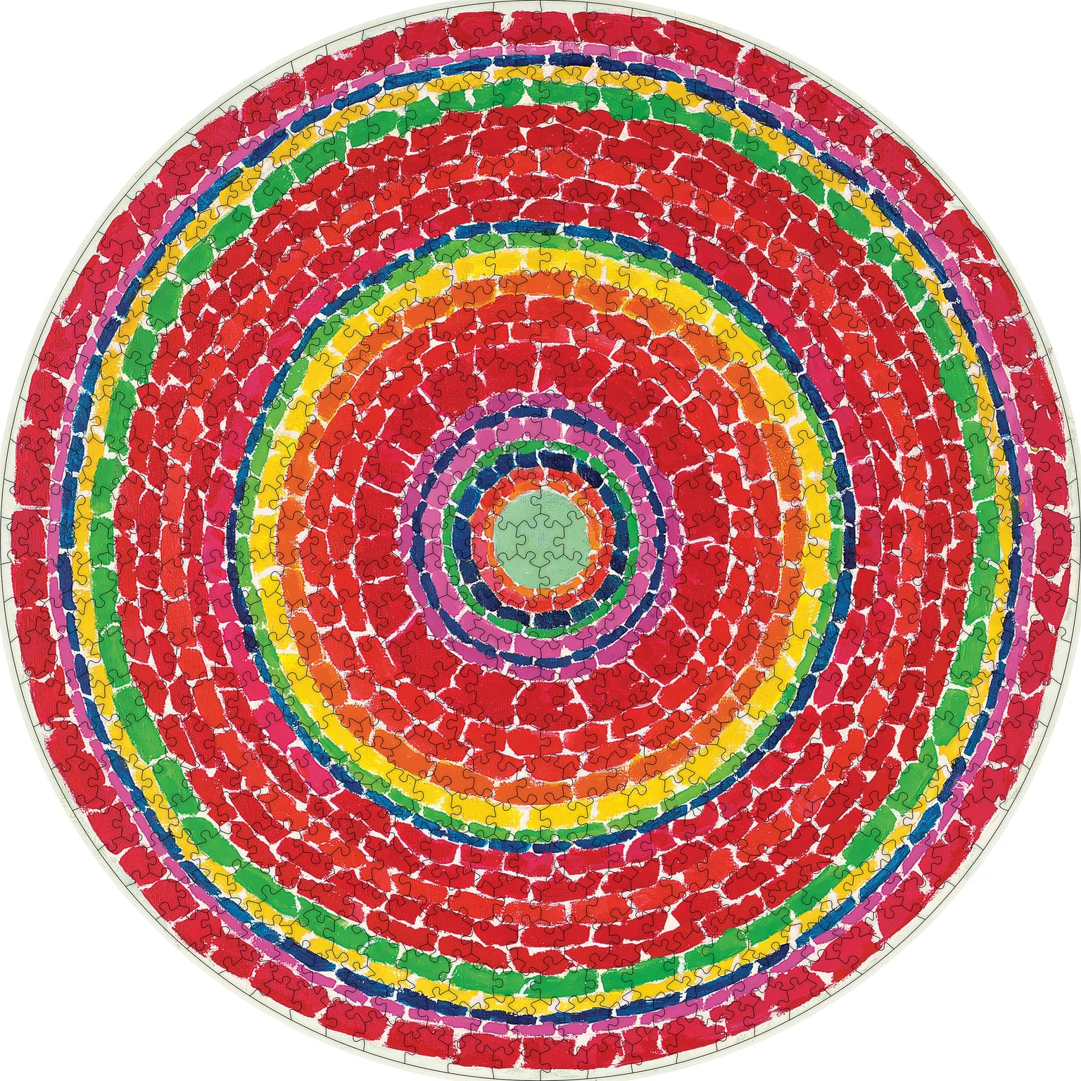 ALMA THOMAS: SPRINGTIME 500-PIECE CIRCULAR PUZZLE