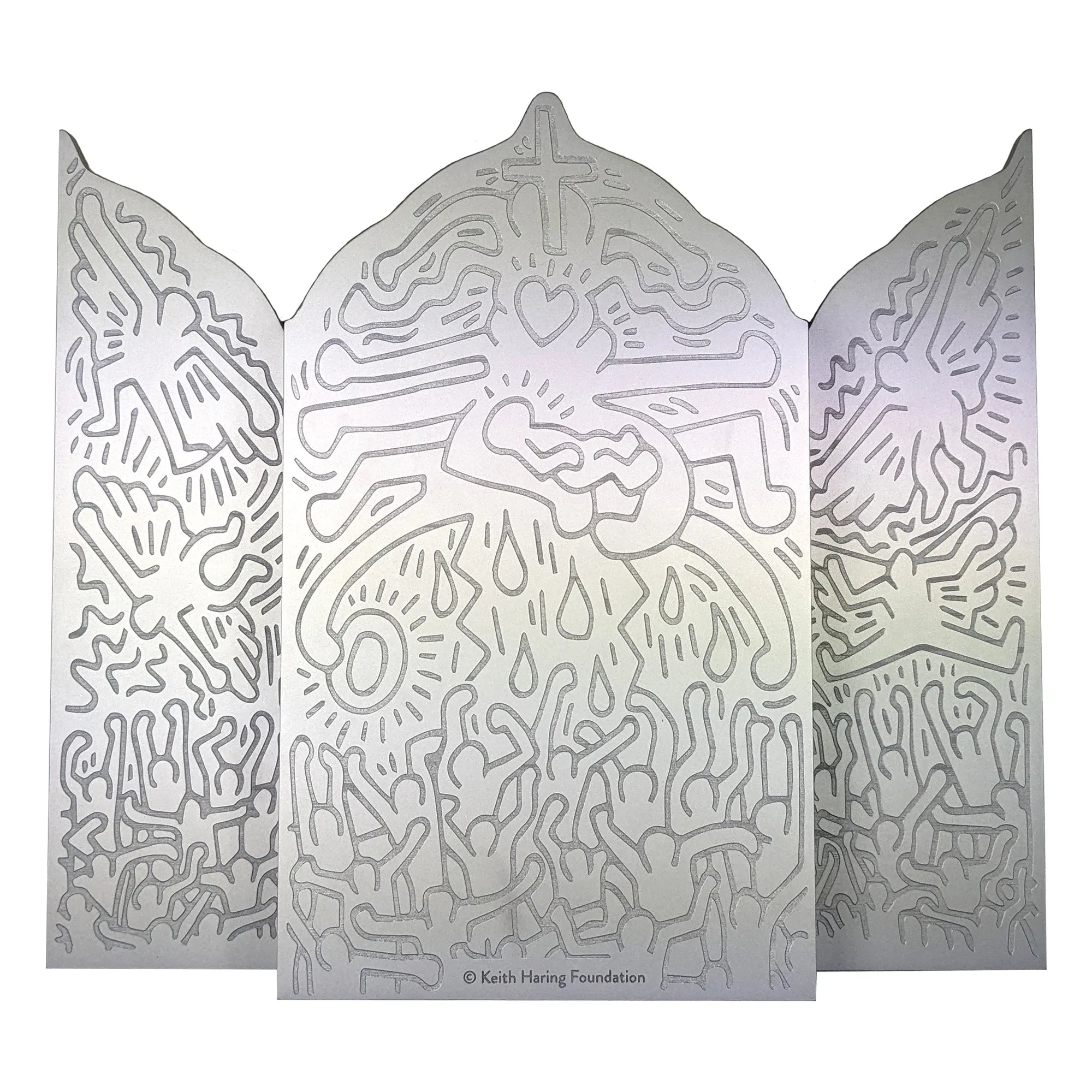 KEITH HARING ALTARPIECE EDITION POP UP BOOK