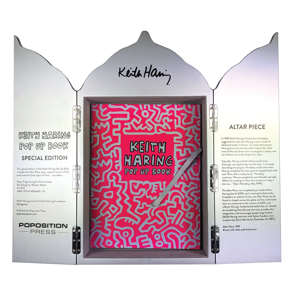KEITH HARING ALTARPIECE EDITION POP UP BOOK