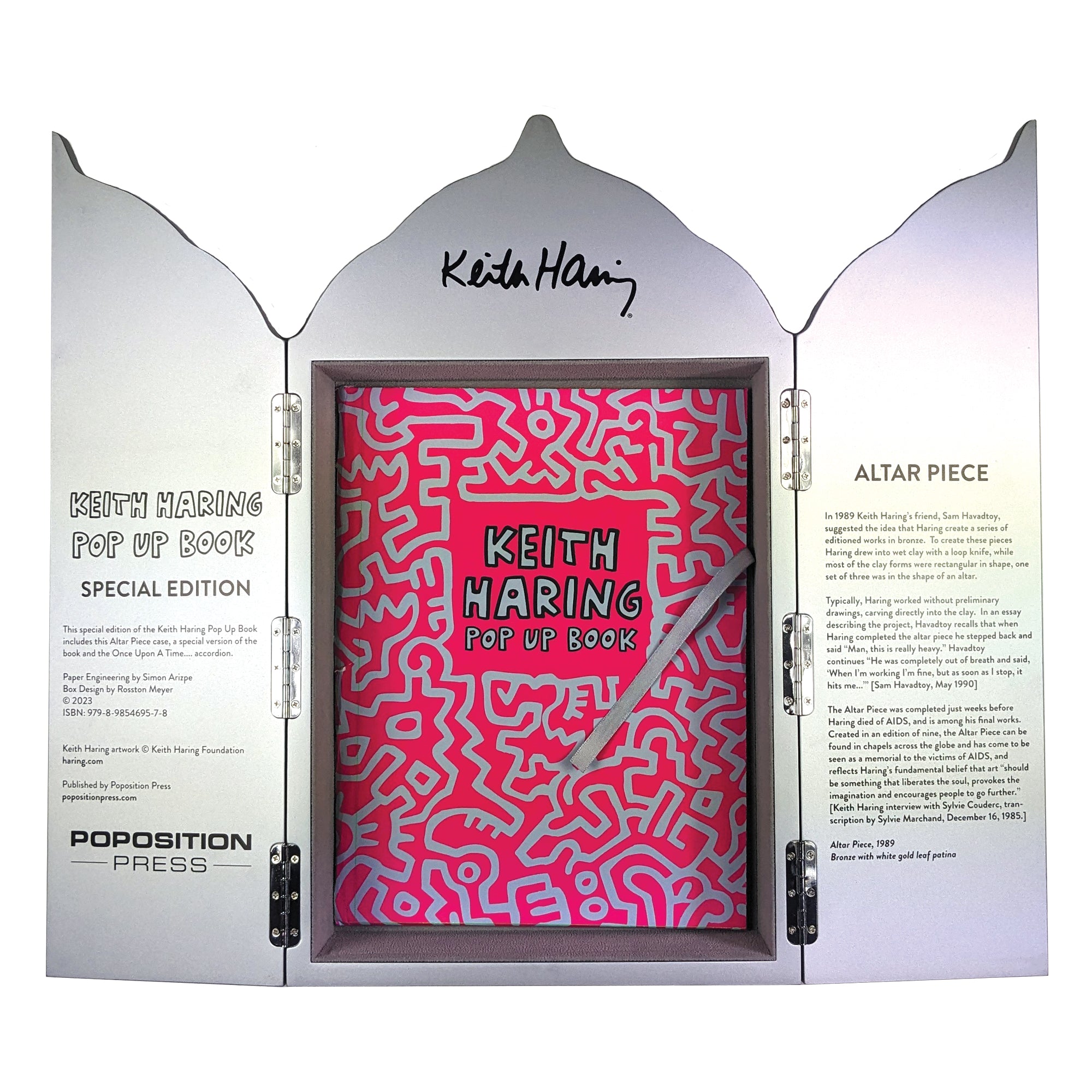 KEITH HARING ALTARPIECE EDITION POP UP BOOK