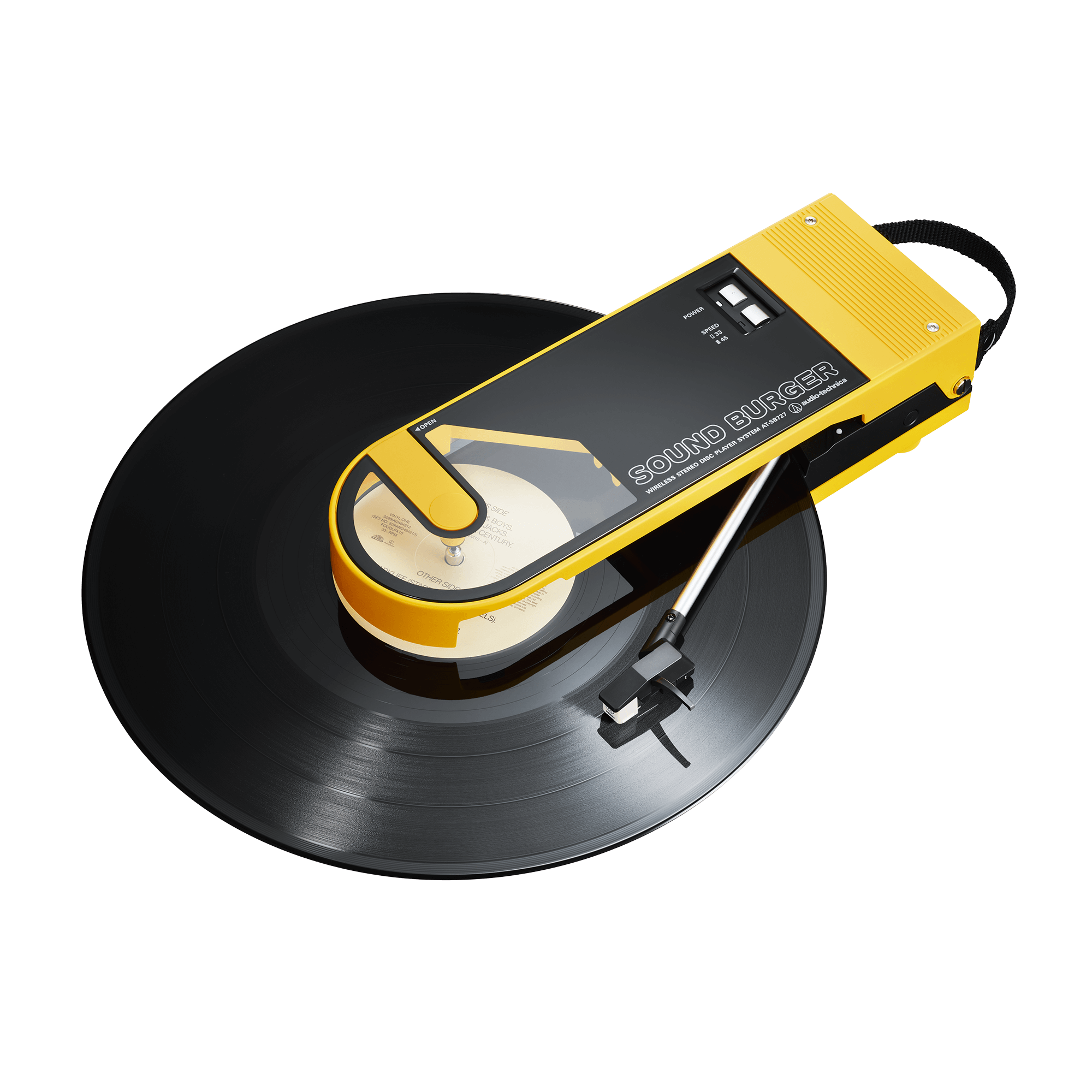 SOUND BURGER PORTABLE BLUETOOTH TURNTABLE