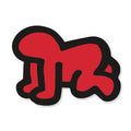 KEITH HARING RED RADIANT BABY PATCH