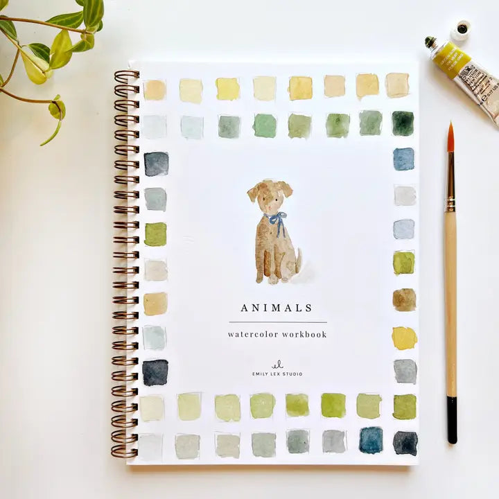 ANIMALS WATERCOLOR NOTEBOOK
