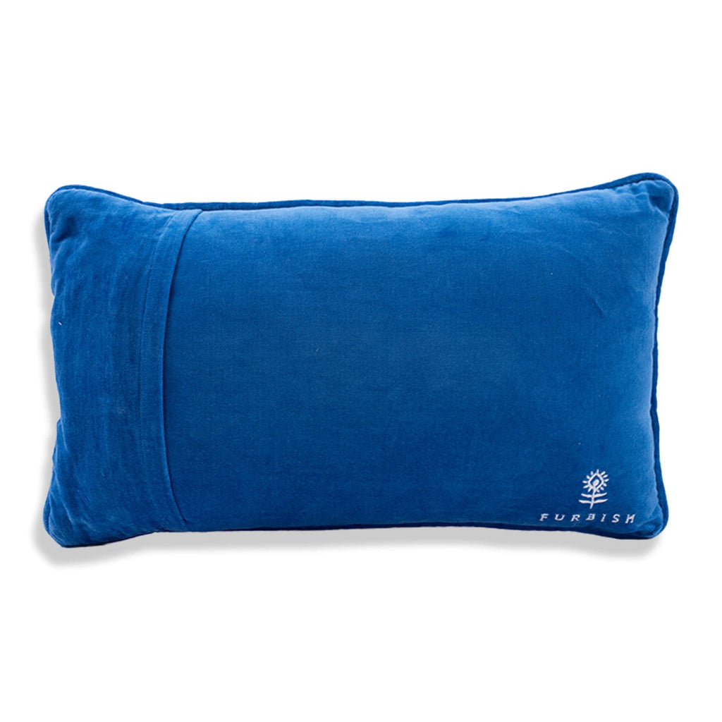 NARWHAL NEEDLEPOINT PILLOW