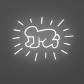 RADIANT BABY, KEITH HARING NEON LIGHT