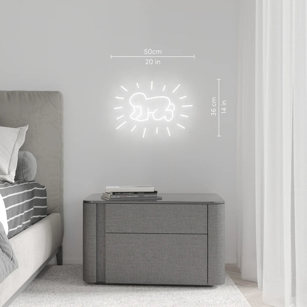 RADIANT BABY, KEITH HARING NEON LIGHT