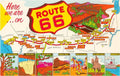 HERE WE ARE ON ROUTE 66 MAGNET