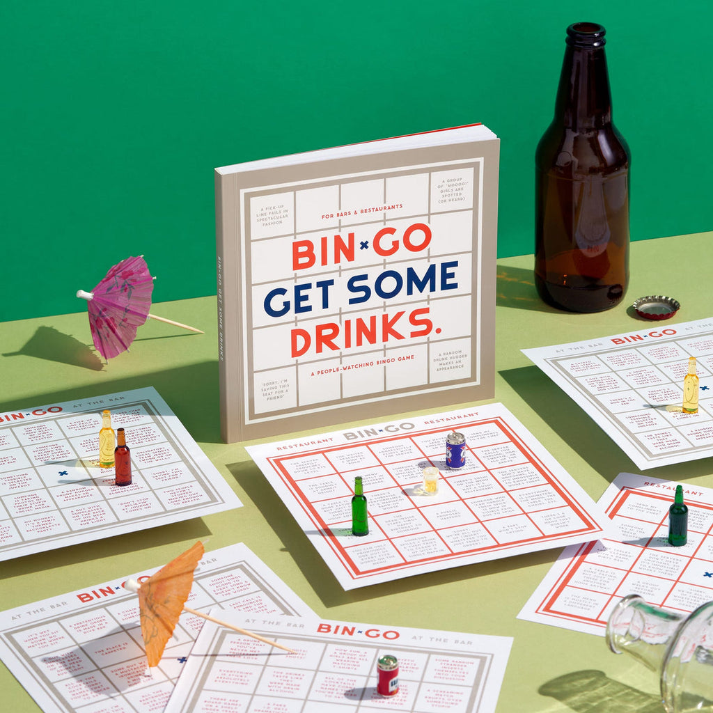 BINGO BOOK BIN-GO GET A FEW DRINKS