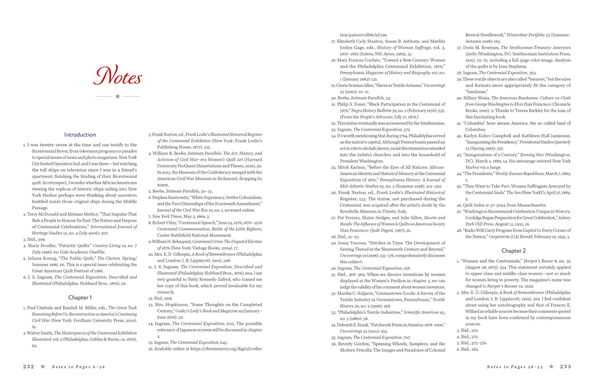 COMMERATIVE AMERICAN QUILTS