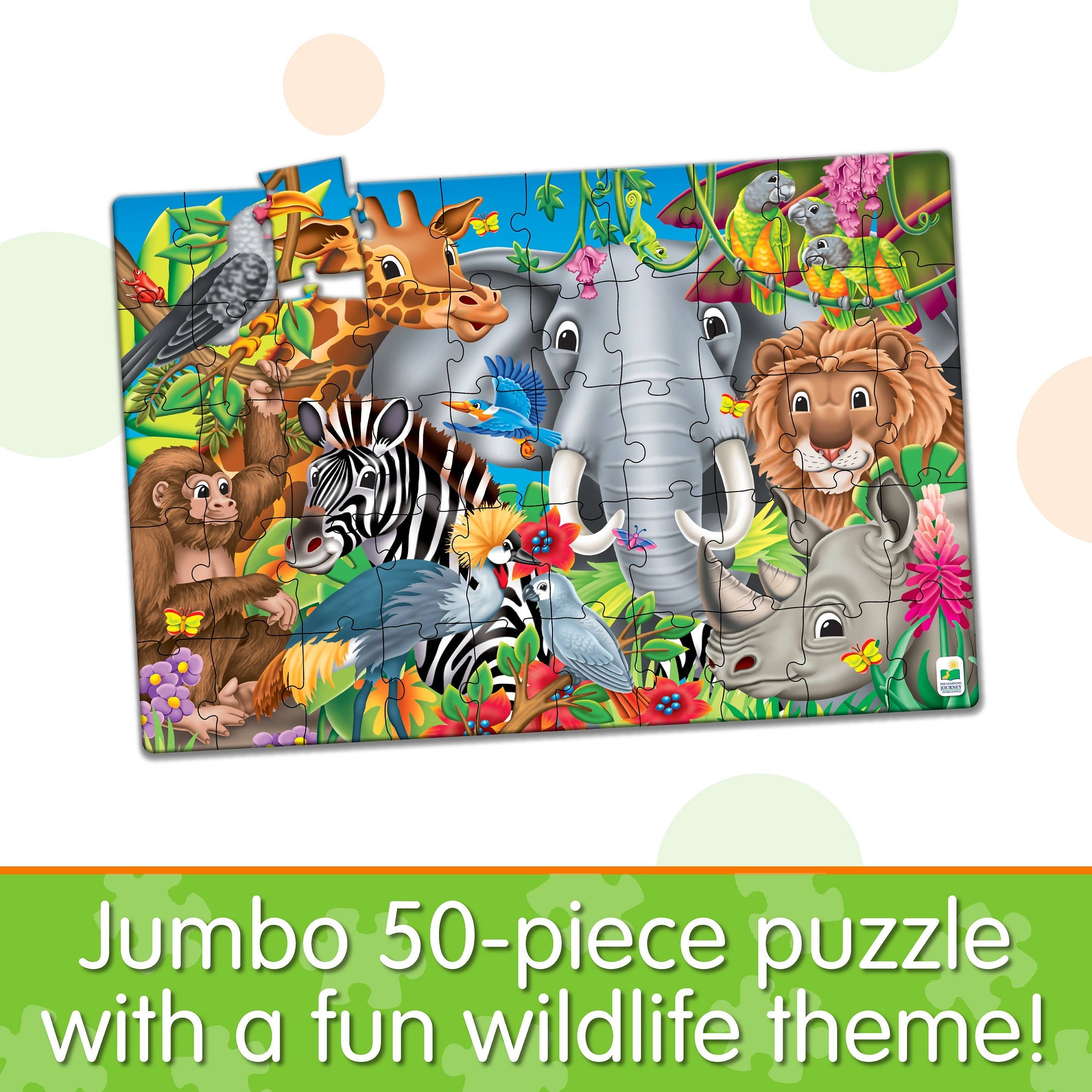 ANIMALS OF THE WORLD JUMBO FLOOR PUZZLE