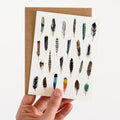 FEATHERS GREETING CARD