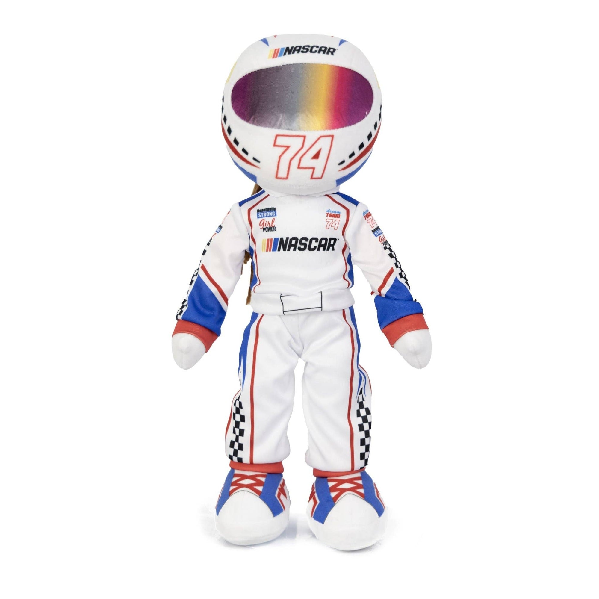 NASCAR SALLY SPEEDSTER RACECAR DRIVER PLUSH FIGURE