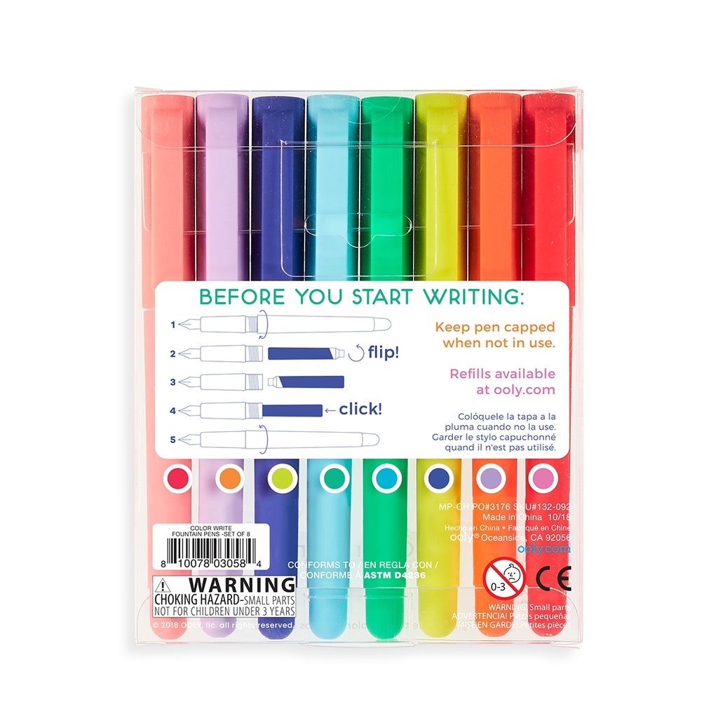 COLOR WRITE: FOUNTAIN PENS