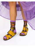 MUSHROOMS SHEER CREW SOCK