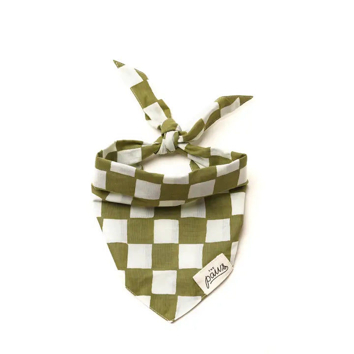 CHECKMATE DOG BANDANA