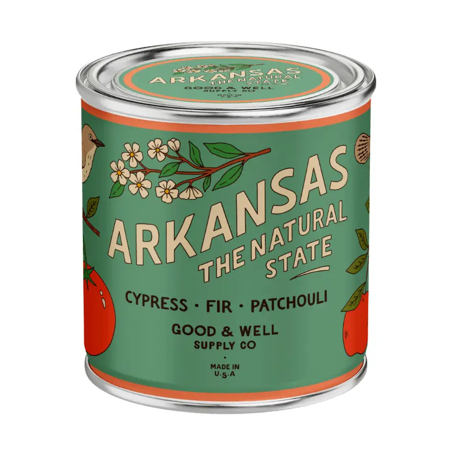 ARKANSAS STATE SOY CANDLE