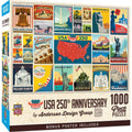 USA 250TH ANNIVERSARY VINTAGE POSTERS (1000 PIECE PUZZLE)