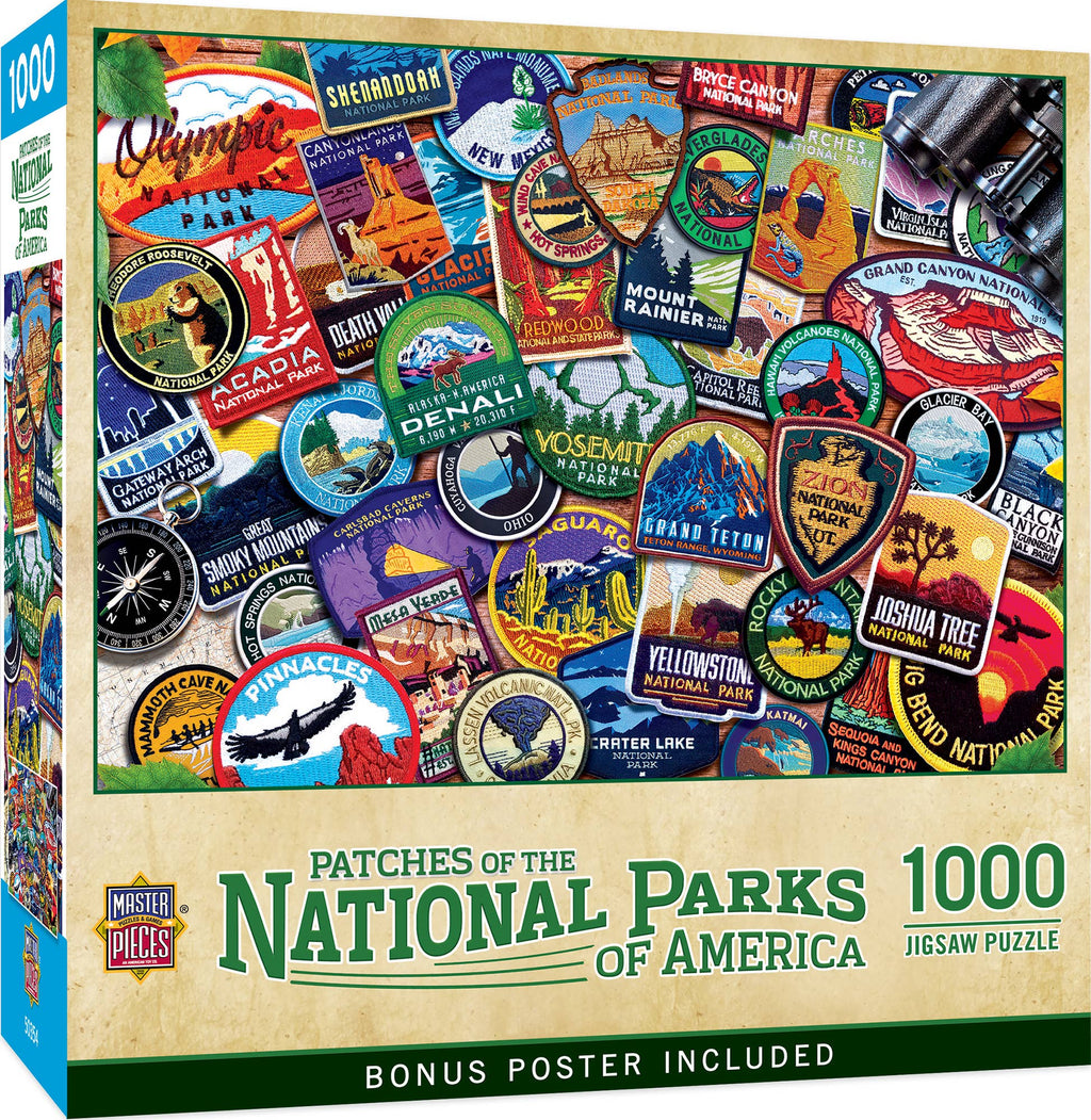NATIONAL PARKS PATCHES PUZZLE (1000 PIECES)