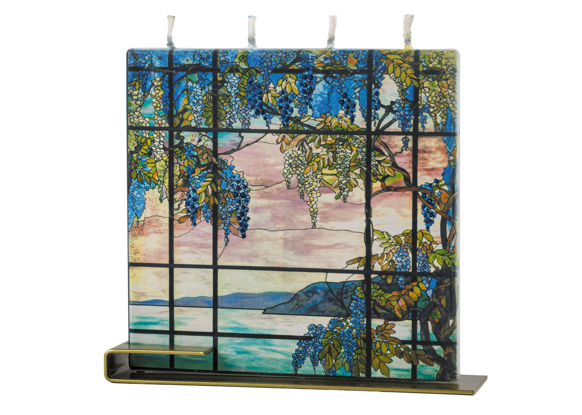 VIEW OF OYSTER BAY SQUARE TIFFANY CANDLE
