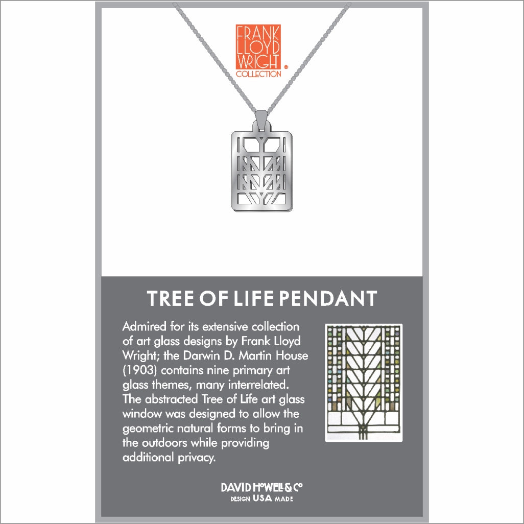 FRANK LLOYD WRIGHT TREE OF LIFE PENDANT