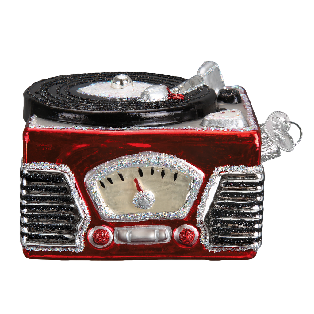RECORD PLAYER ORNAMENT