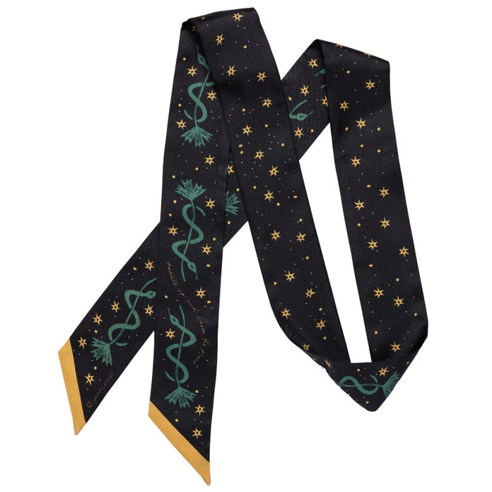"LASSO THE STARS" SILK TWILLY SCARF