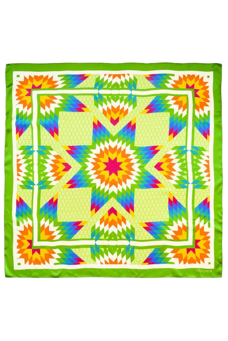 B. YELLOWTAIL SILK SCARF