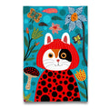 MUSEUM COLLECTION CALICO CAT YAYOI KUSAMA KUSAMEOW TEA TOWEL